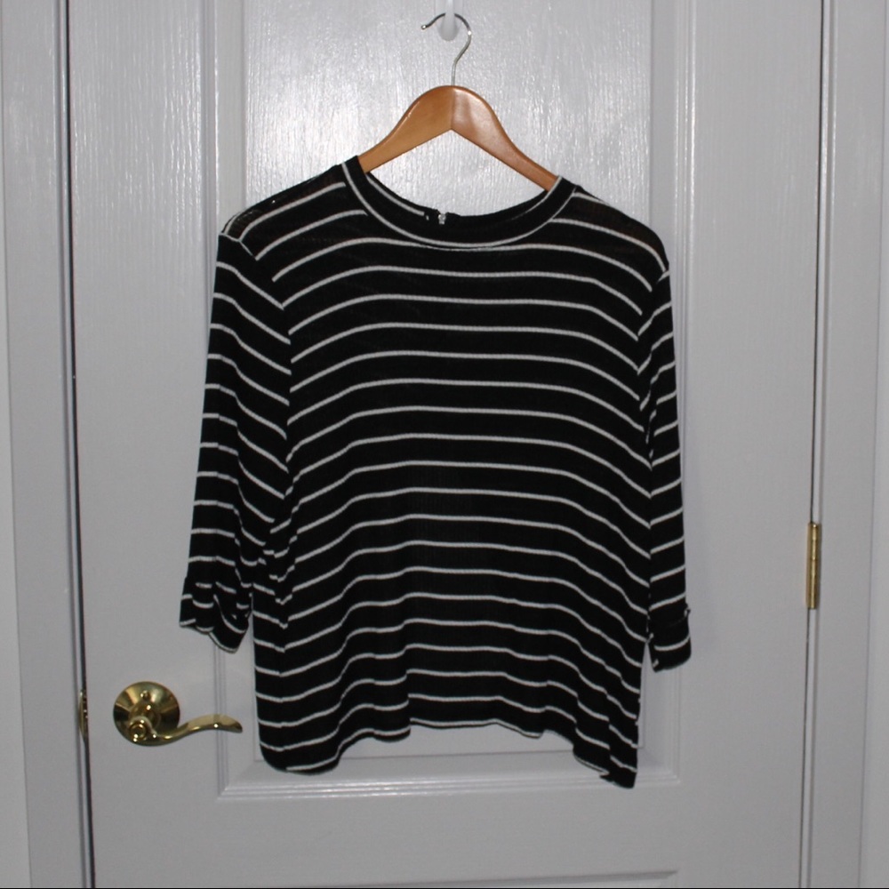 WILD KISS STRIPED TANK WITH OPEN BACK